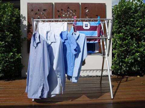 Mini clothes airer drying rack